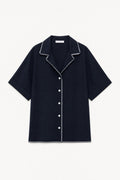 Camisa oversize em mistura de linho LUMINA - lavishiochiccamisalumina