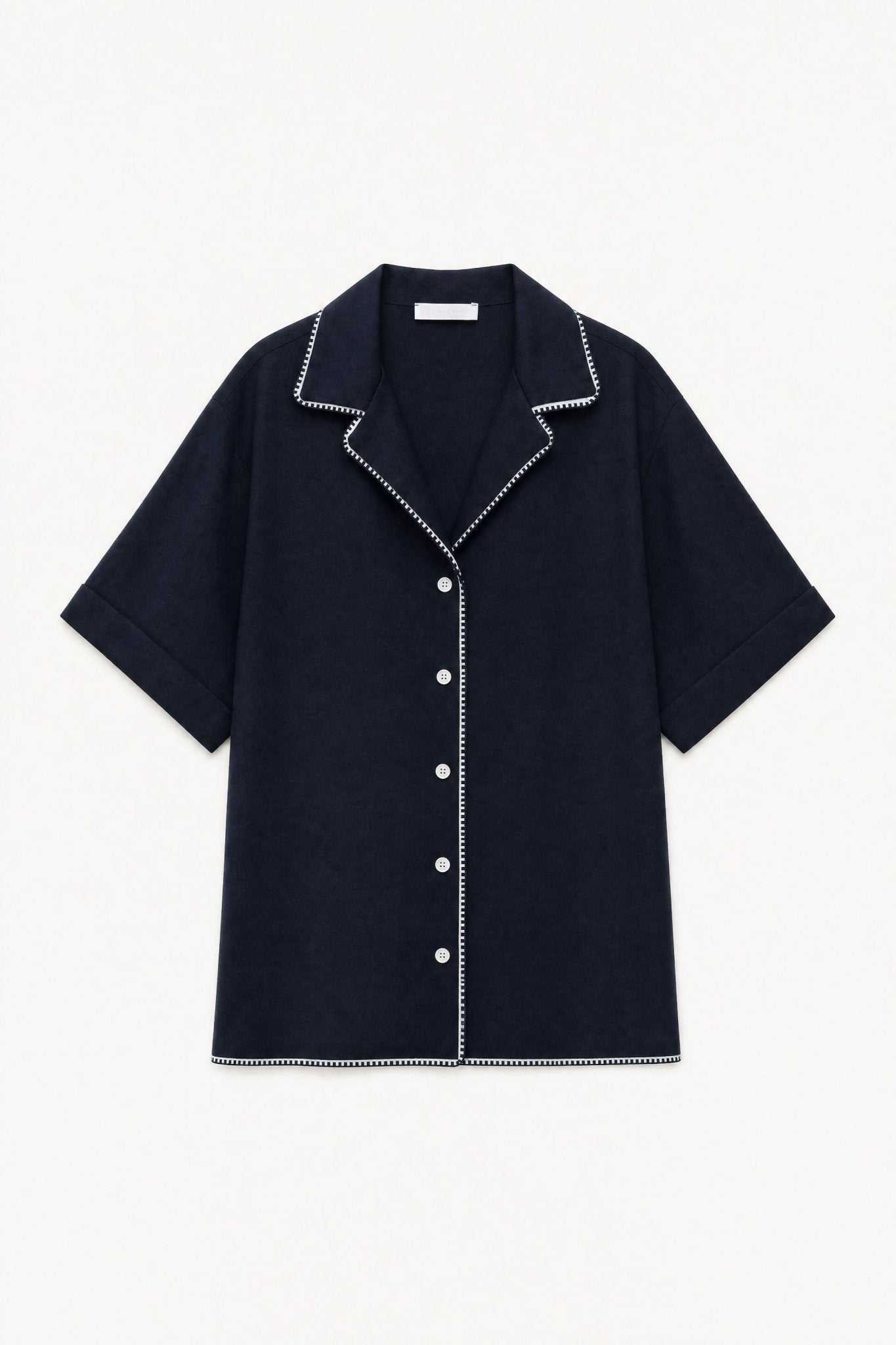 Camisa oversize em mistura de linho LUMINA - lavishiochiccamisalumina