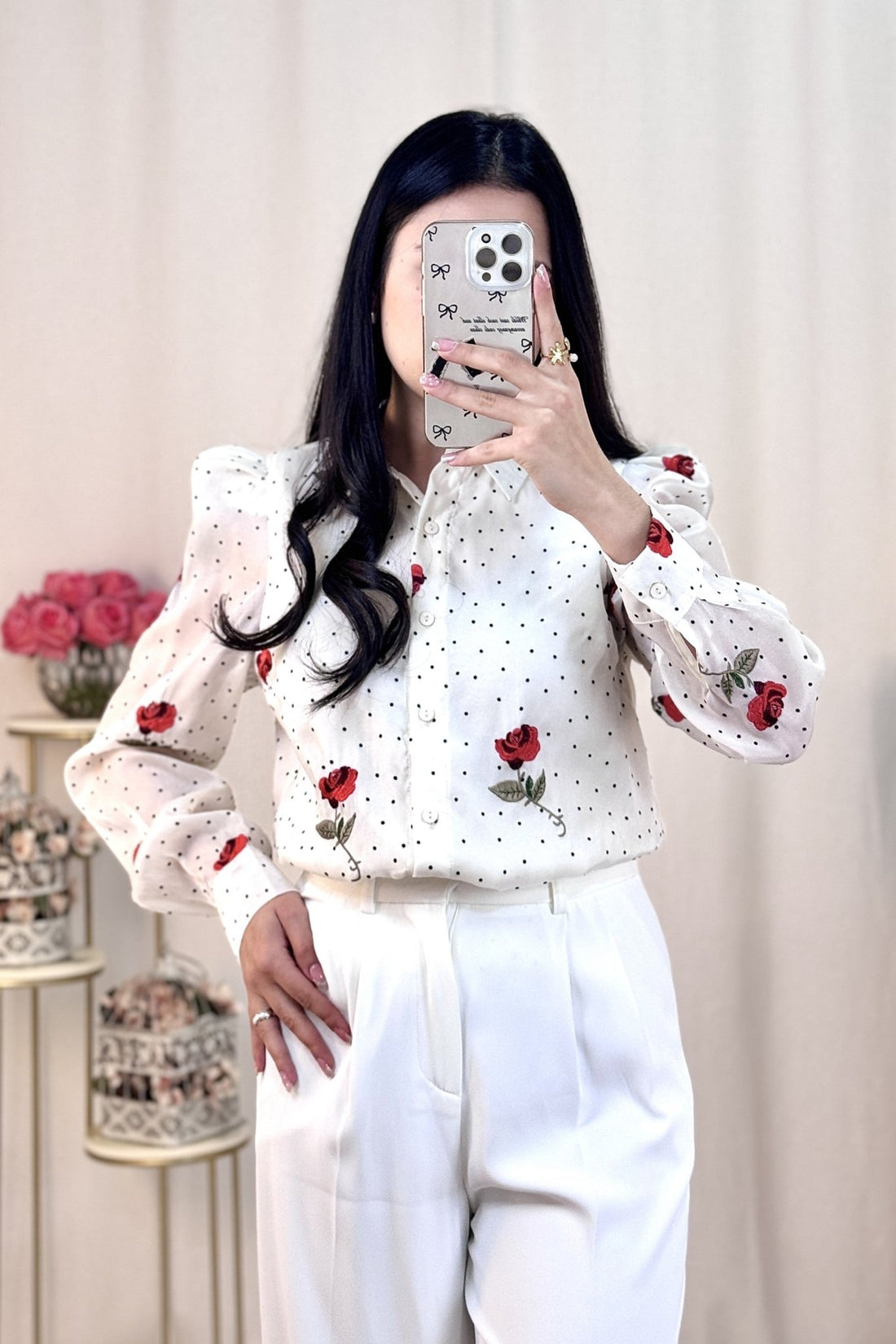 Camisa rosa ELLI WHITE - lavishiochiccamisaELLI WHITE