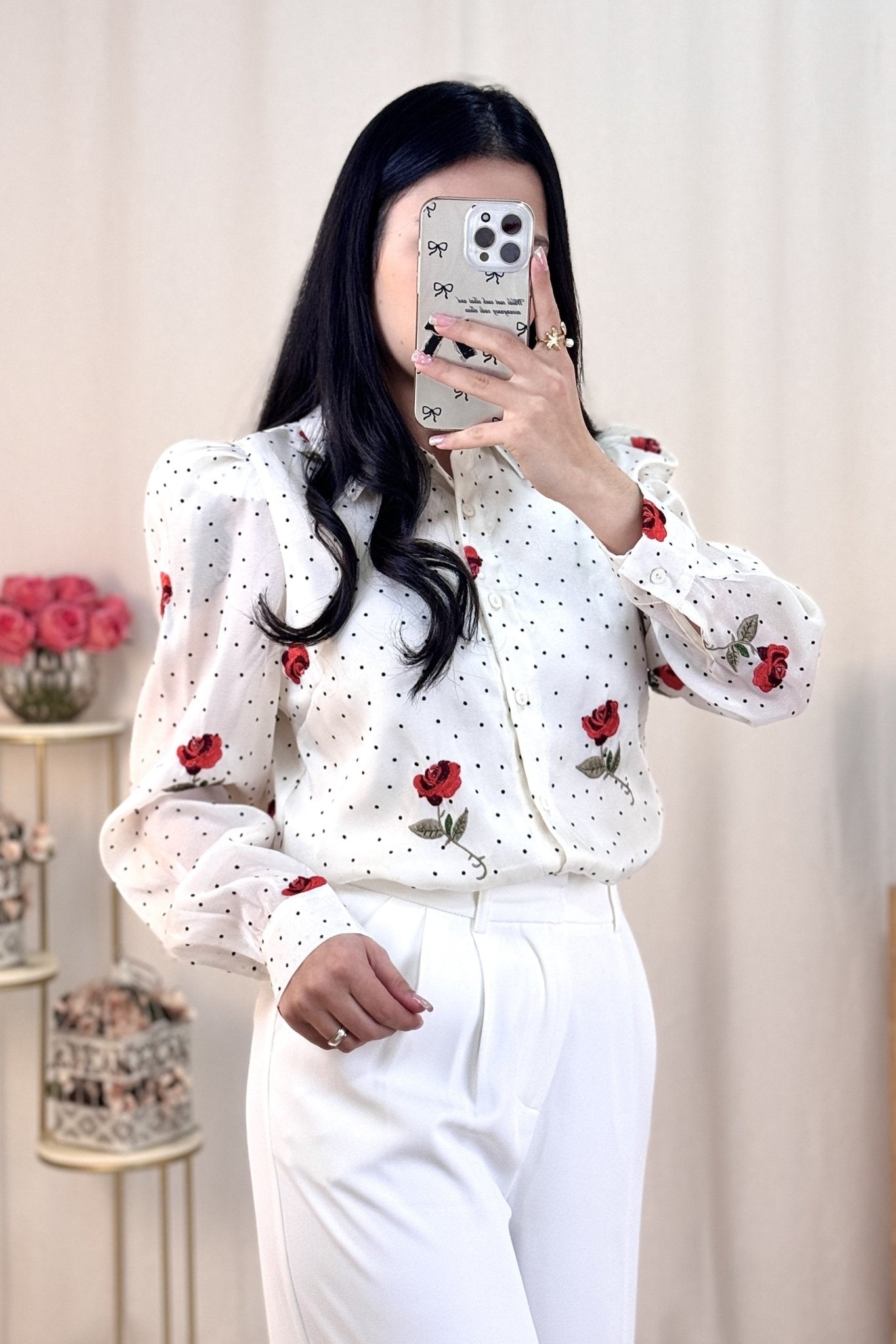 Camisa rosa ELLI WHITE - lavishiochiccamisaELLI WHITE