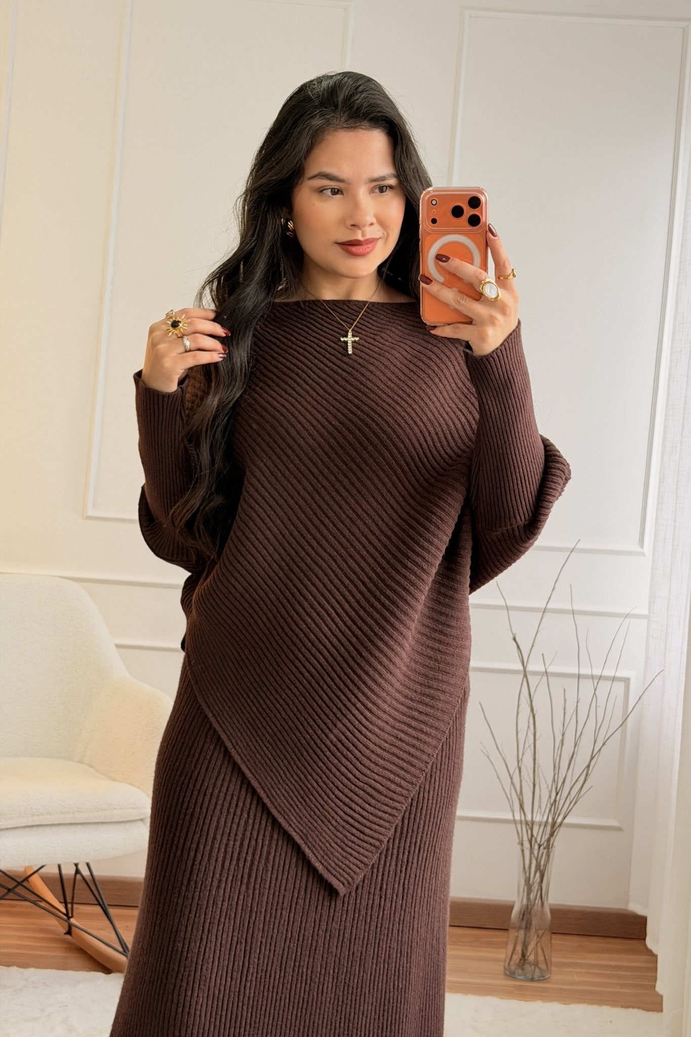 Camisola assimétrica - lavishiochiccamisolaPromoção
