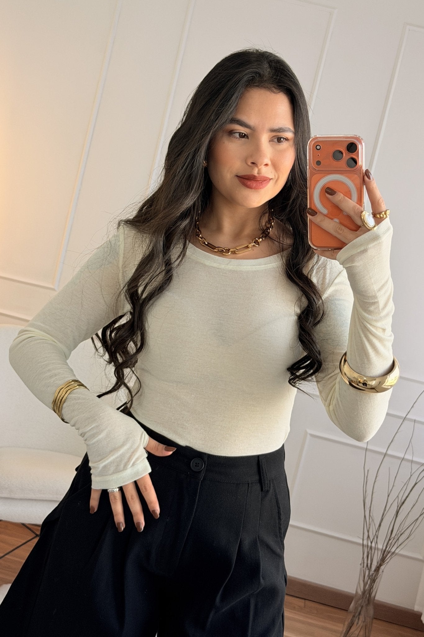 Camisola de algodão MOCHY - lavishiochiccamisolaMochy