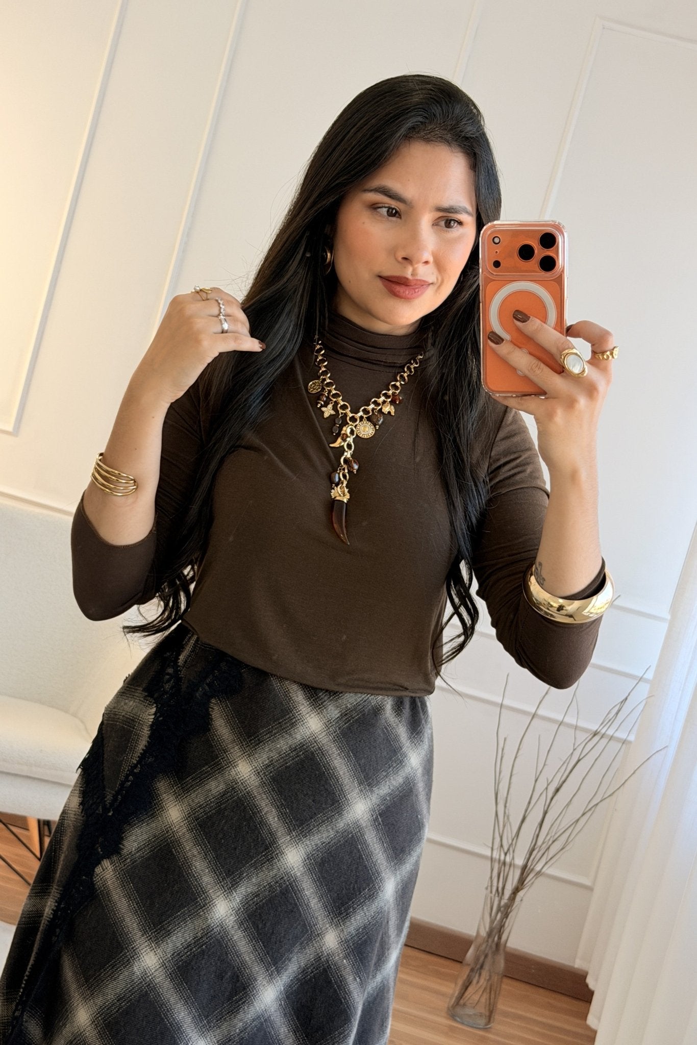 Camisola de gola alta - lavishiochiccamisolalavishiochic