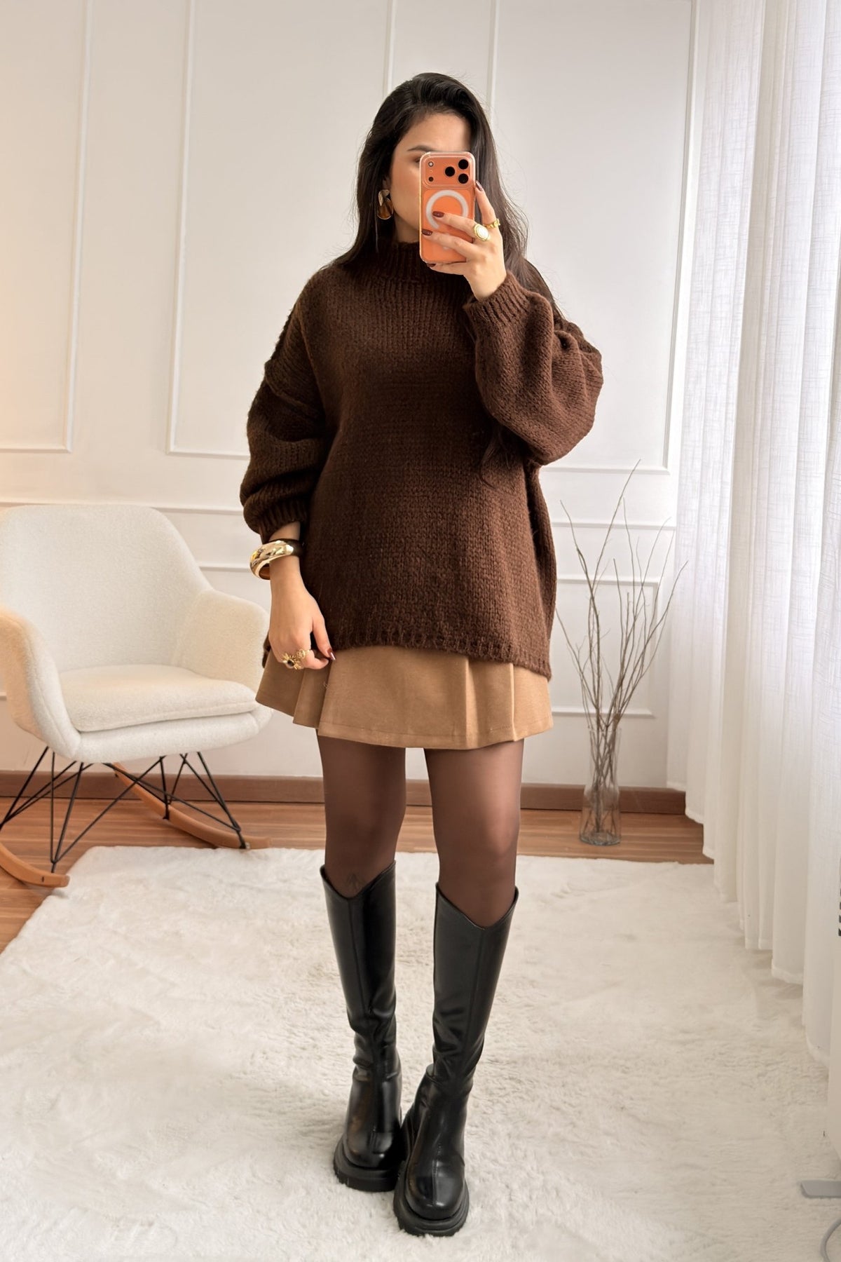 Camisola de malha oversize - lavishiochiccamisolalavishiochic