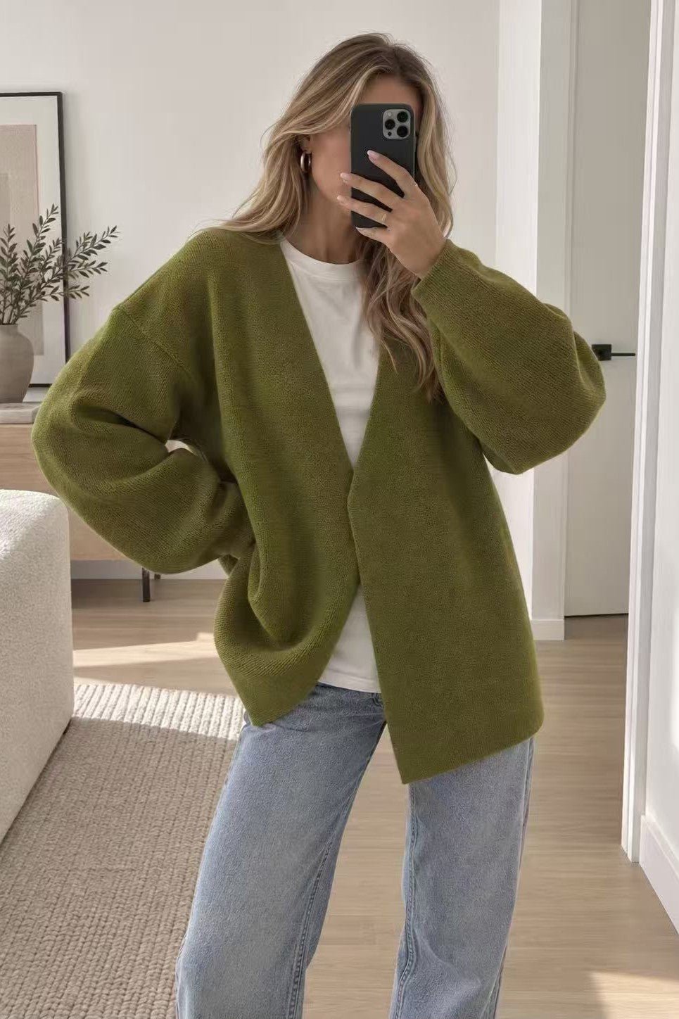 Cardigan de malha com cinto - lavishiochiccasacoslavishiochic