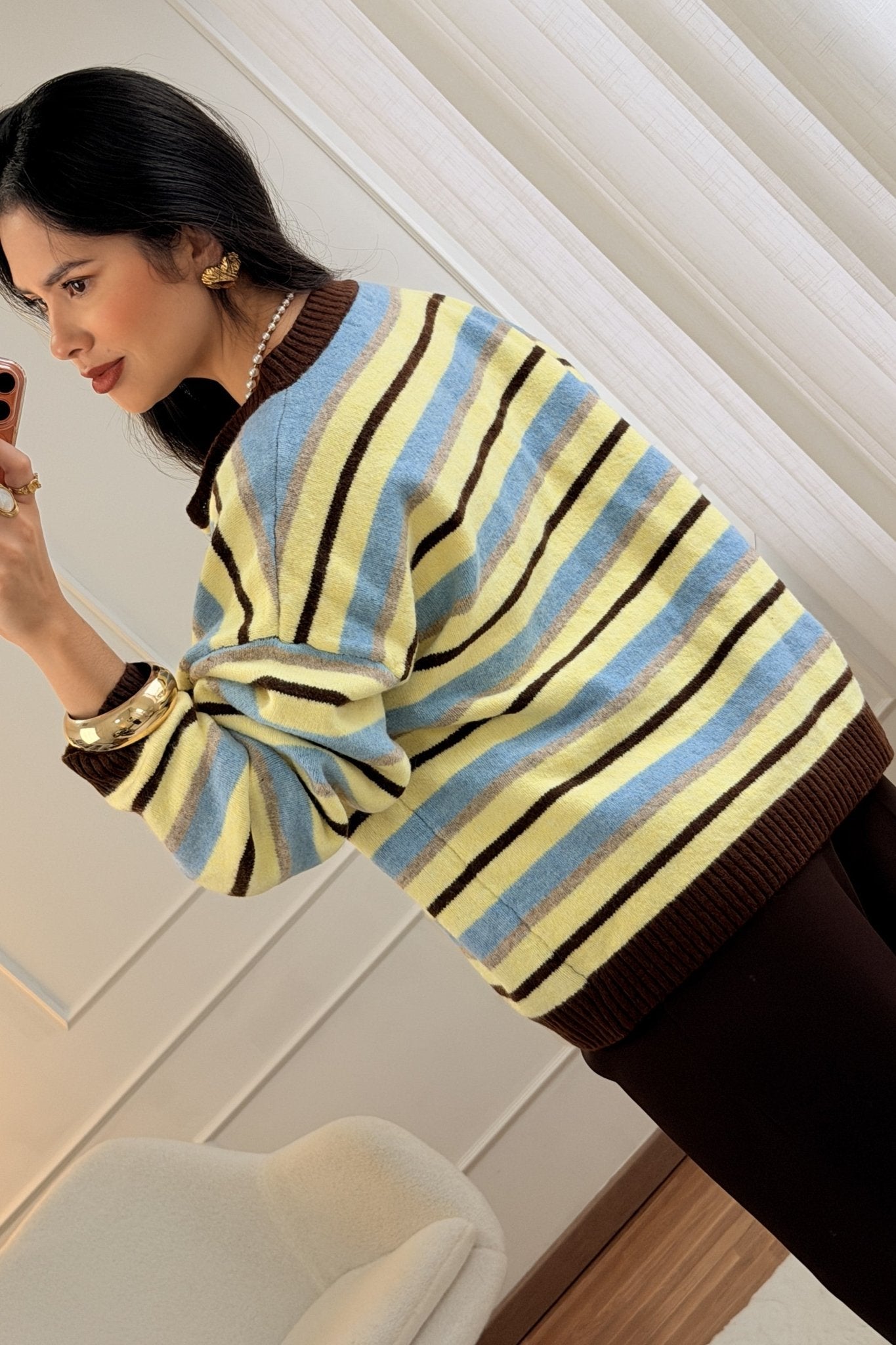 Cardigan Riscas Largas DROLE DE COPINE - lavishiochiccasacoDrole de copine Paris