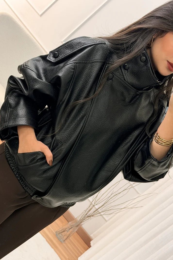 Casaco bomber com gola alta - lavishiochiccasacolavishiochic