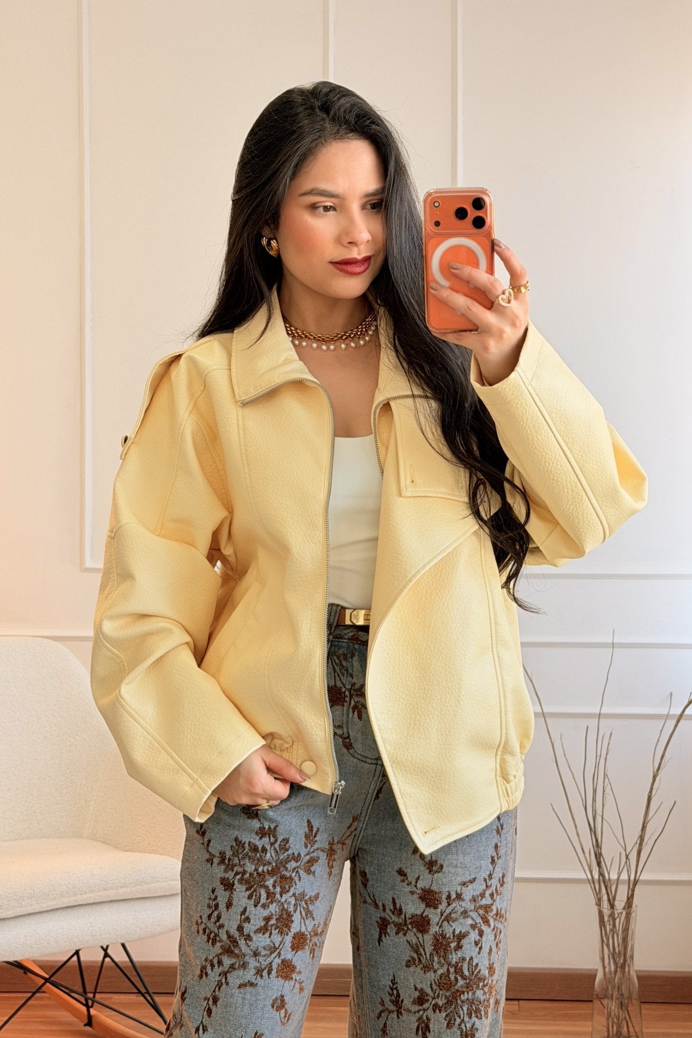 Casaco bomber com gola alta - lavishiochiccasacolavishiochic