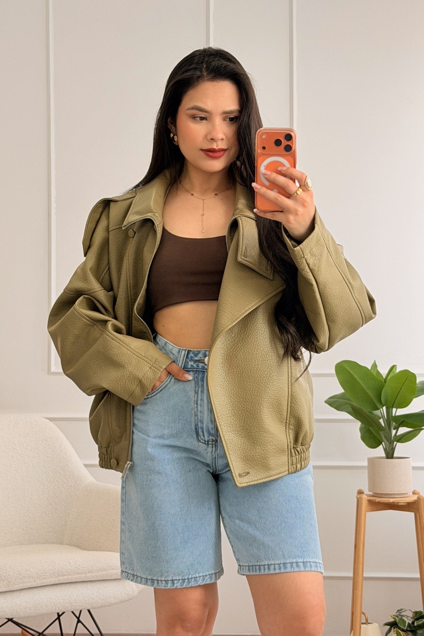 Casaco bomber com gola alta - lavishiochiccasacolavishiochic