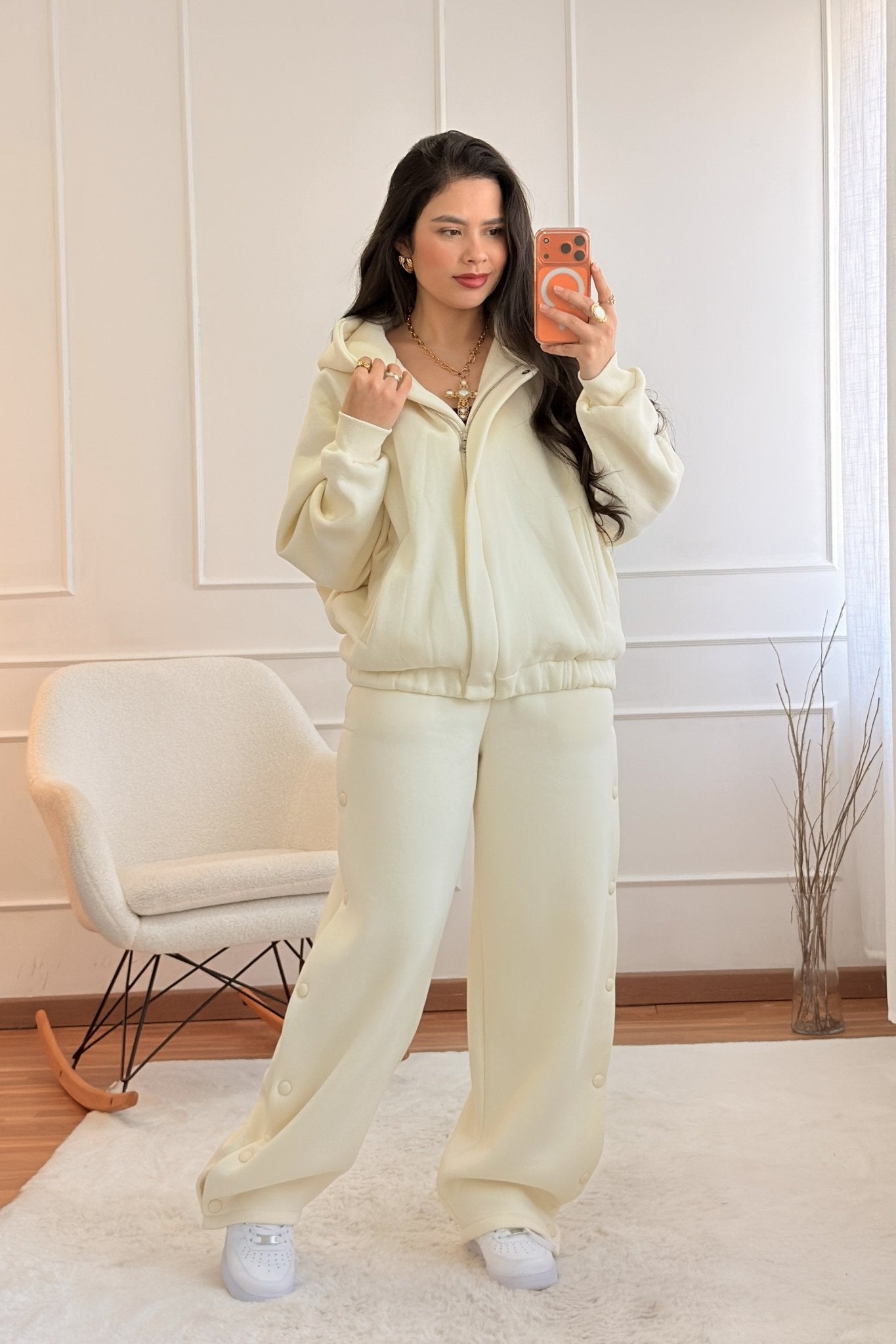 Casaco com capuz LUMINA - lavishiochiccasacolumina