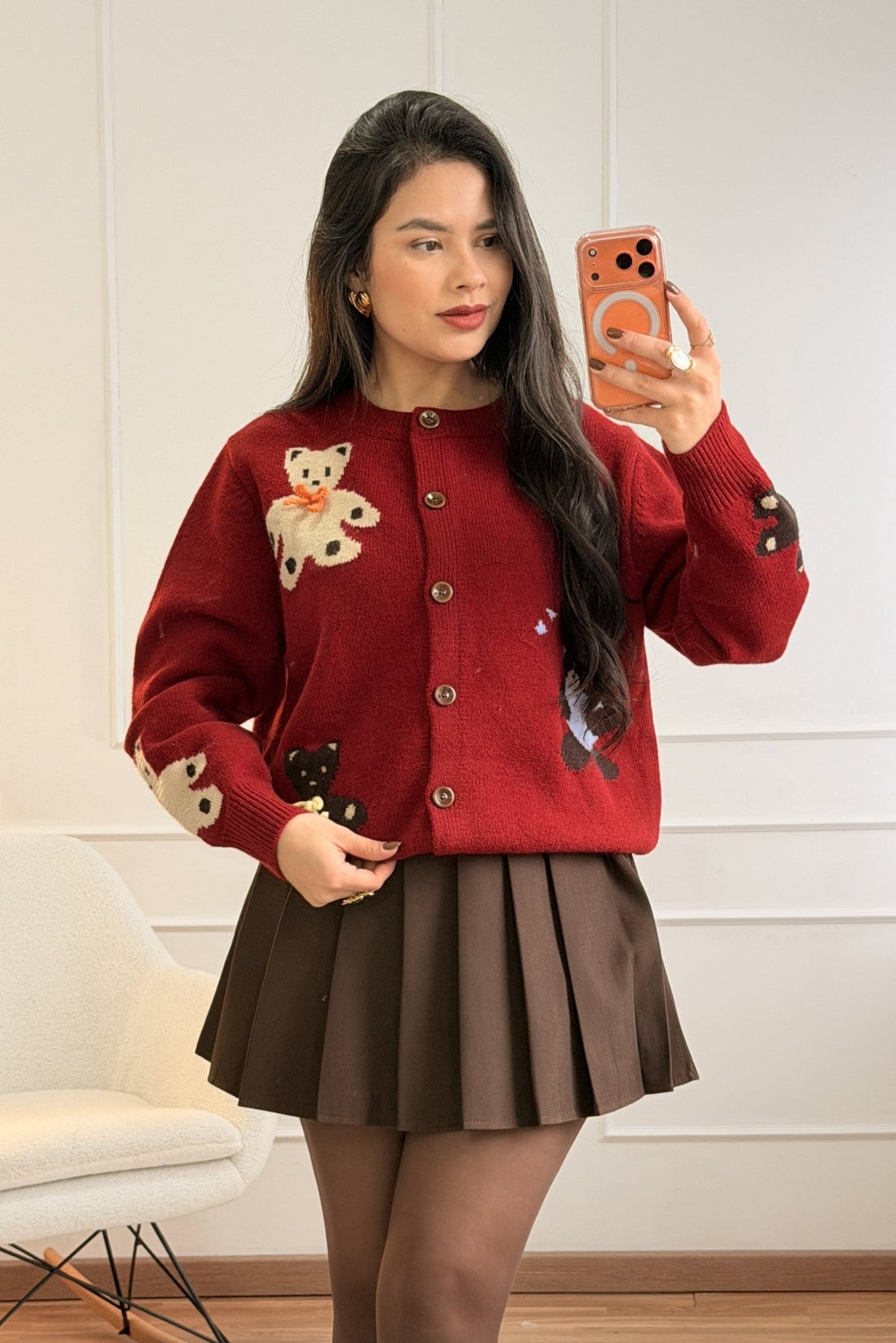 Casaco com Motivos Teddy AZAKA - lavishiochiccasacoAZAKA