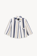 Casaco cropped às riscas LUMINA - lavishiochiccasacolumina