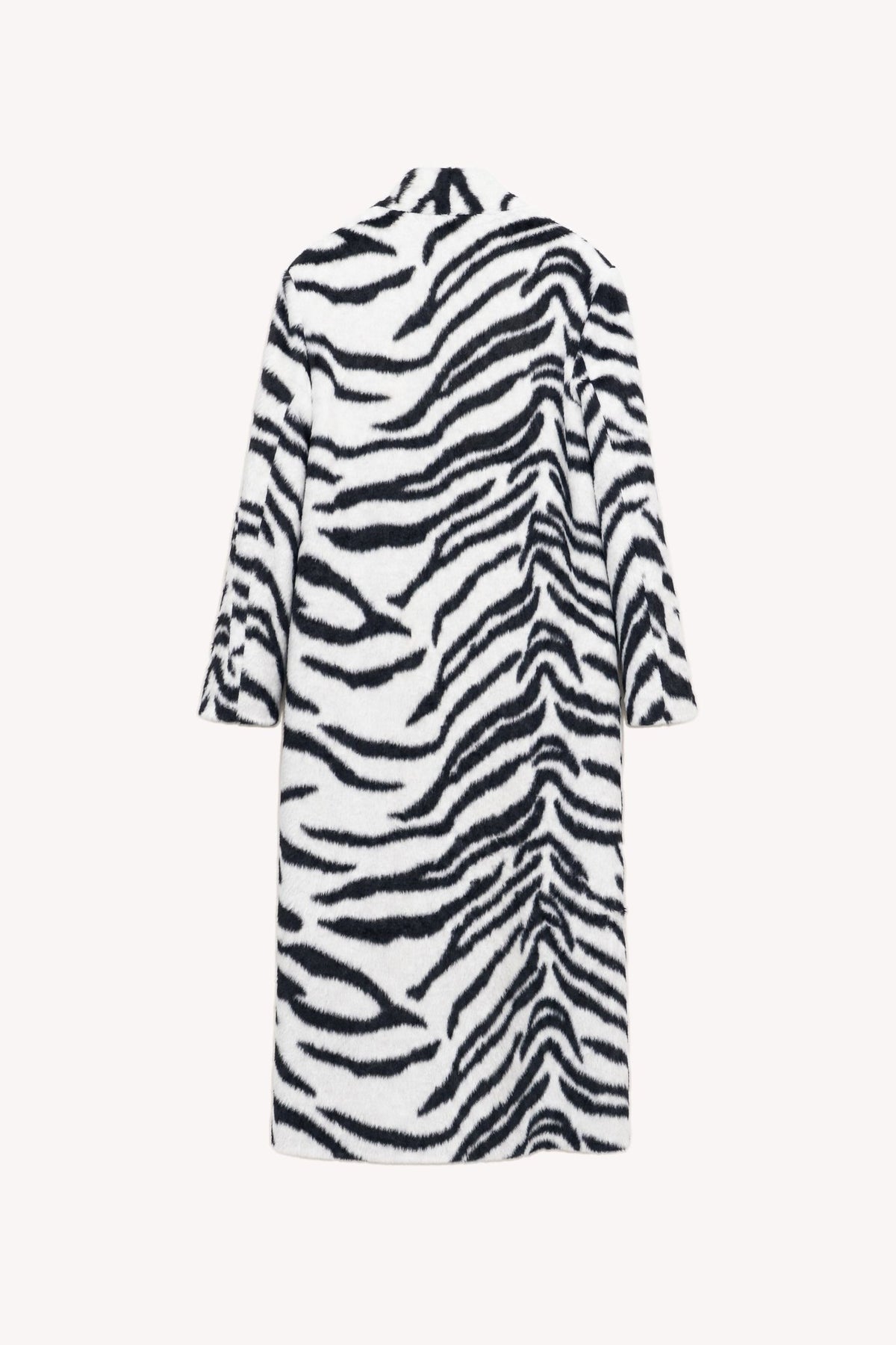 Casaco em pelo sintético com padrão zebra LUMINA - lavishiochiccasacoslumina
