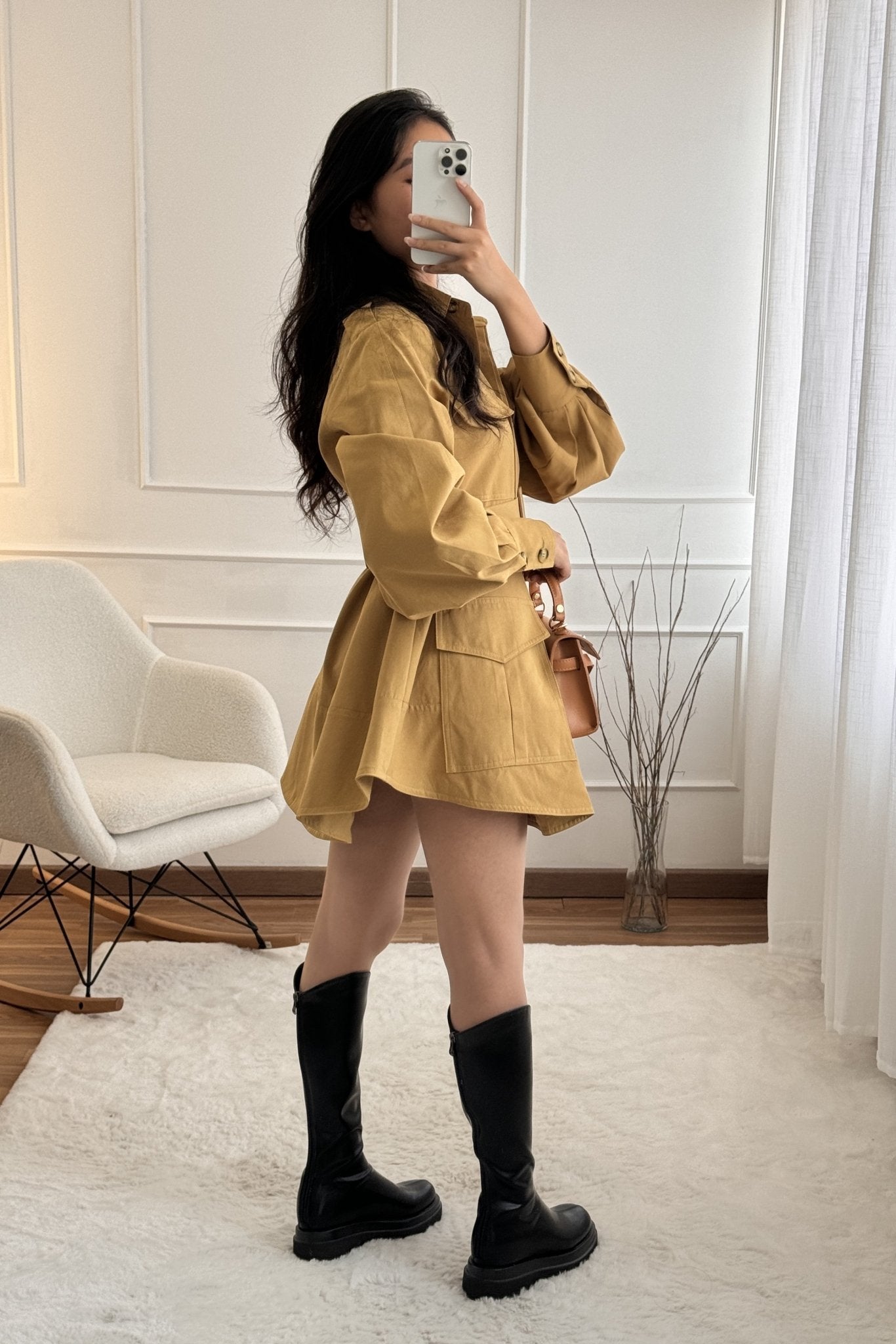 Casaco estilo utilitário MOCHY - lavishiochiccasacoMochy