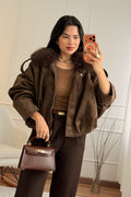 Casaco gola de pêlo FLAMMODE - lavishiochiccasacoFlammode