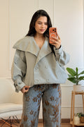 Casaco híbrido trench bomber MOCHY - lavishiochiccasacoMochy