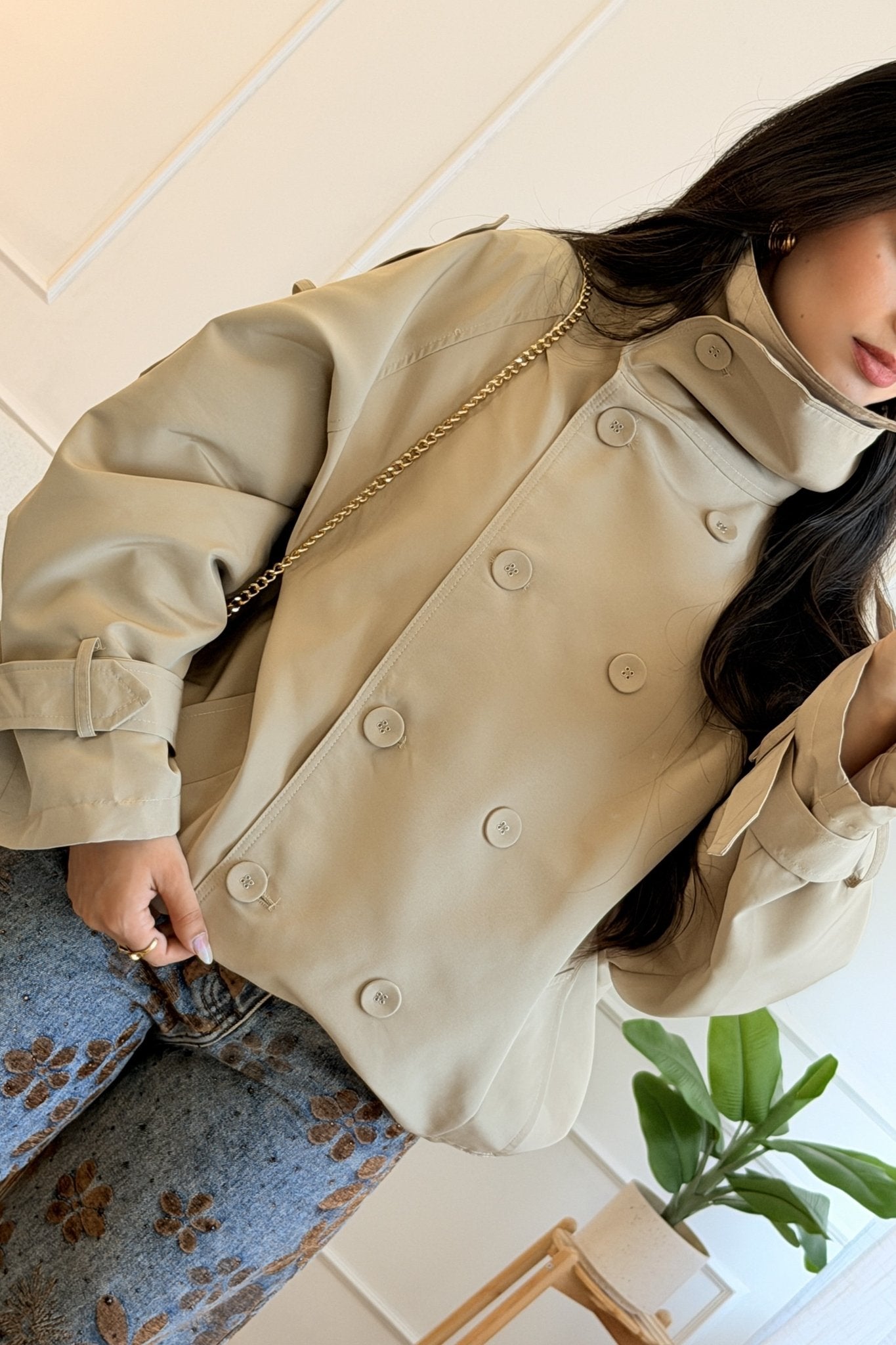 Casaco híbrido trench bomber MOCHY - lavishiochiccasacoMochy