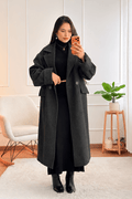 Casaco longo oversize lapela - lavishiochiccasacolavishiochic