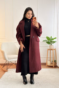 Casaco longo oversize lapela - lavishiochiccasacolavishiochic