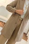 Casaco tweed alongado elegante - lavishiochiccasacolavishiochic