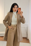 Casaco tweed alongado elegante - lavishiochiccasacolavishiochic