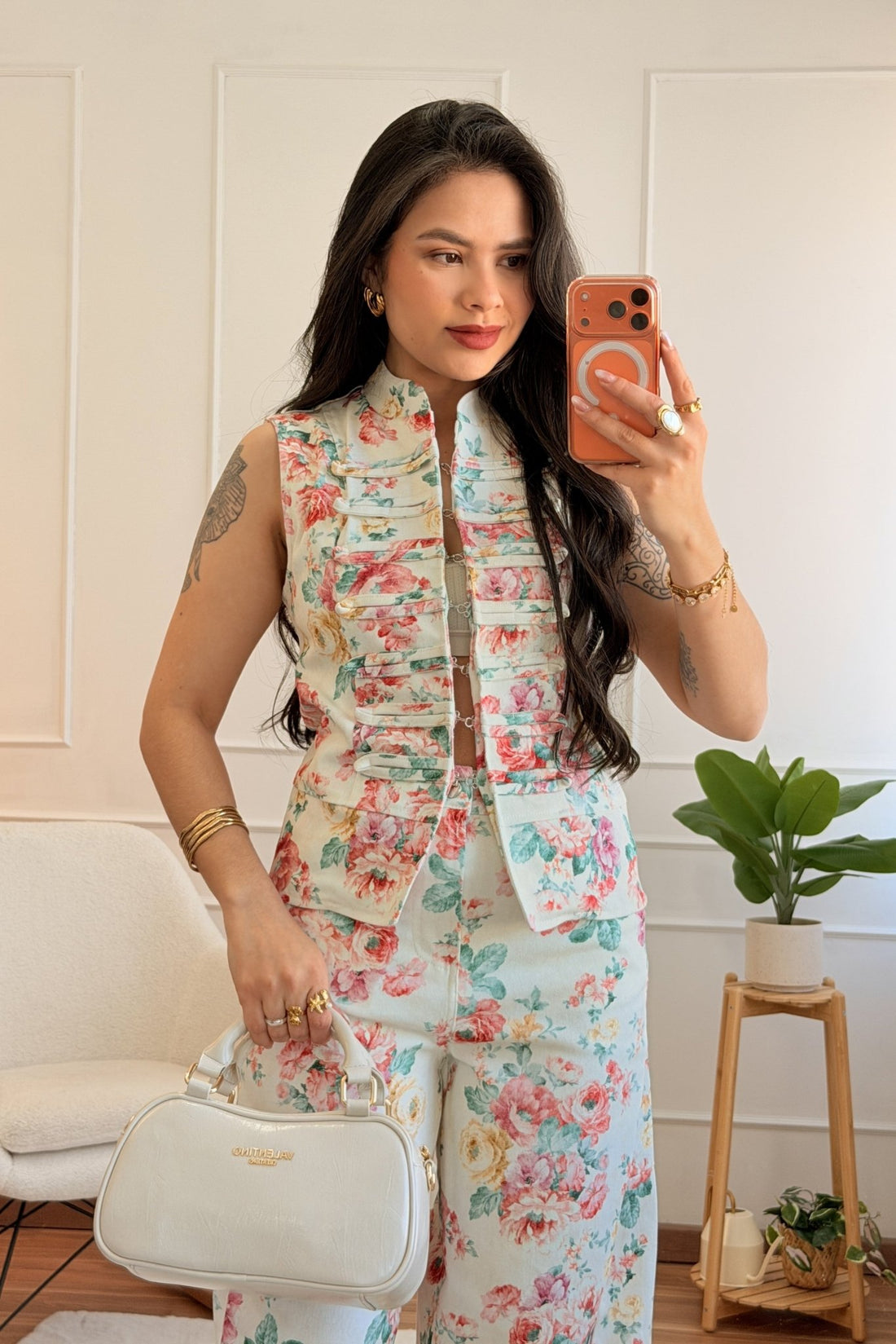 Colete estampado floral LUMINA - lavishiochiccoletelumina