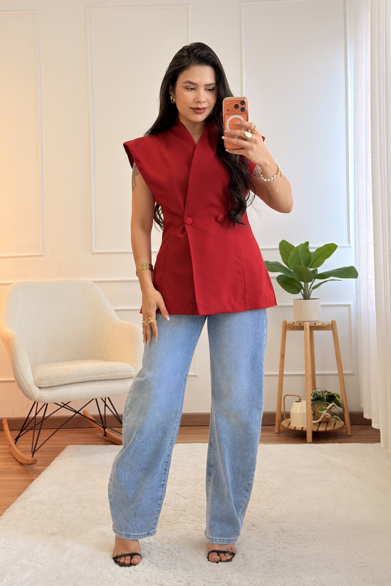 Colete modelador com botões duplos - lavishiochiccoletelavishiochic