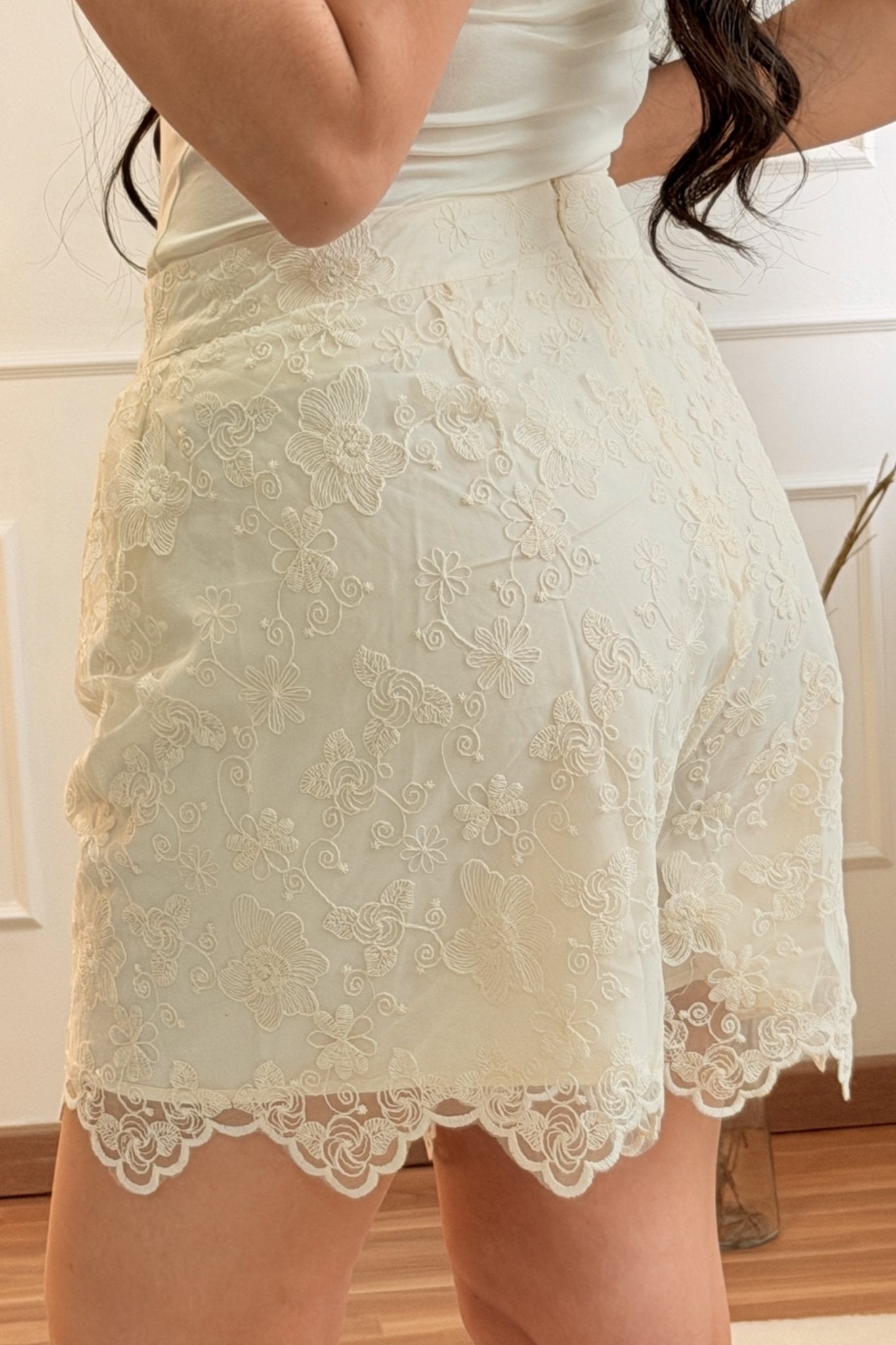 Conjunto 3 peças em renda AZAKA - lavishiochicconjuntoAZAKA