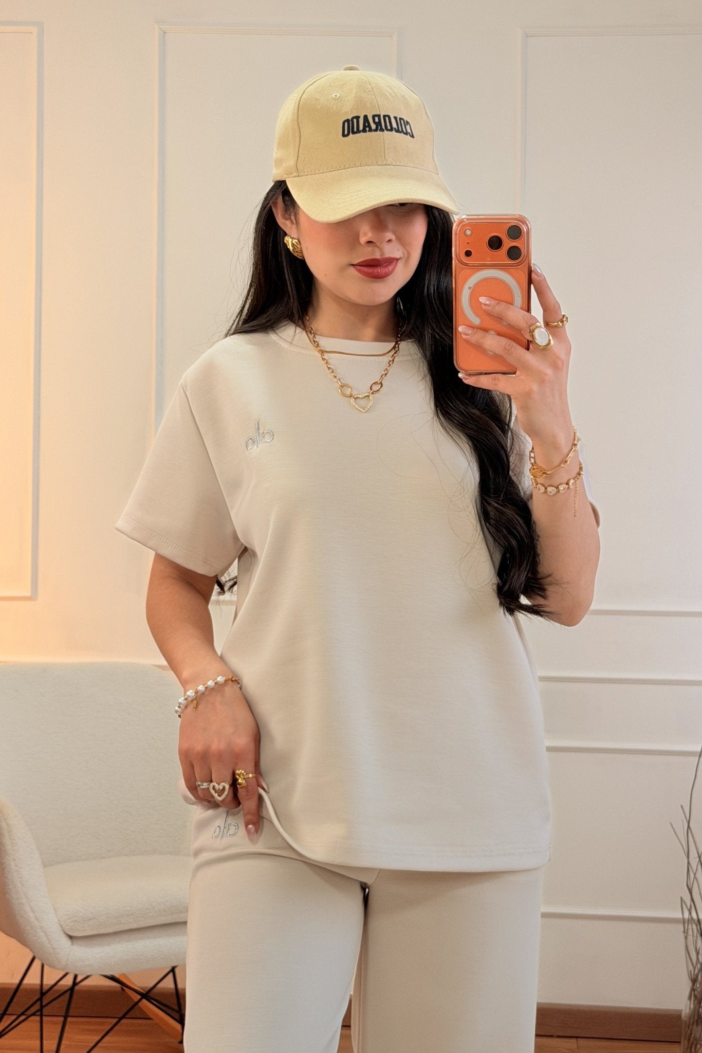 Conjunto alo Casual T-shirt e Calça - lavishiochicconjuntoslavishiochic