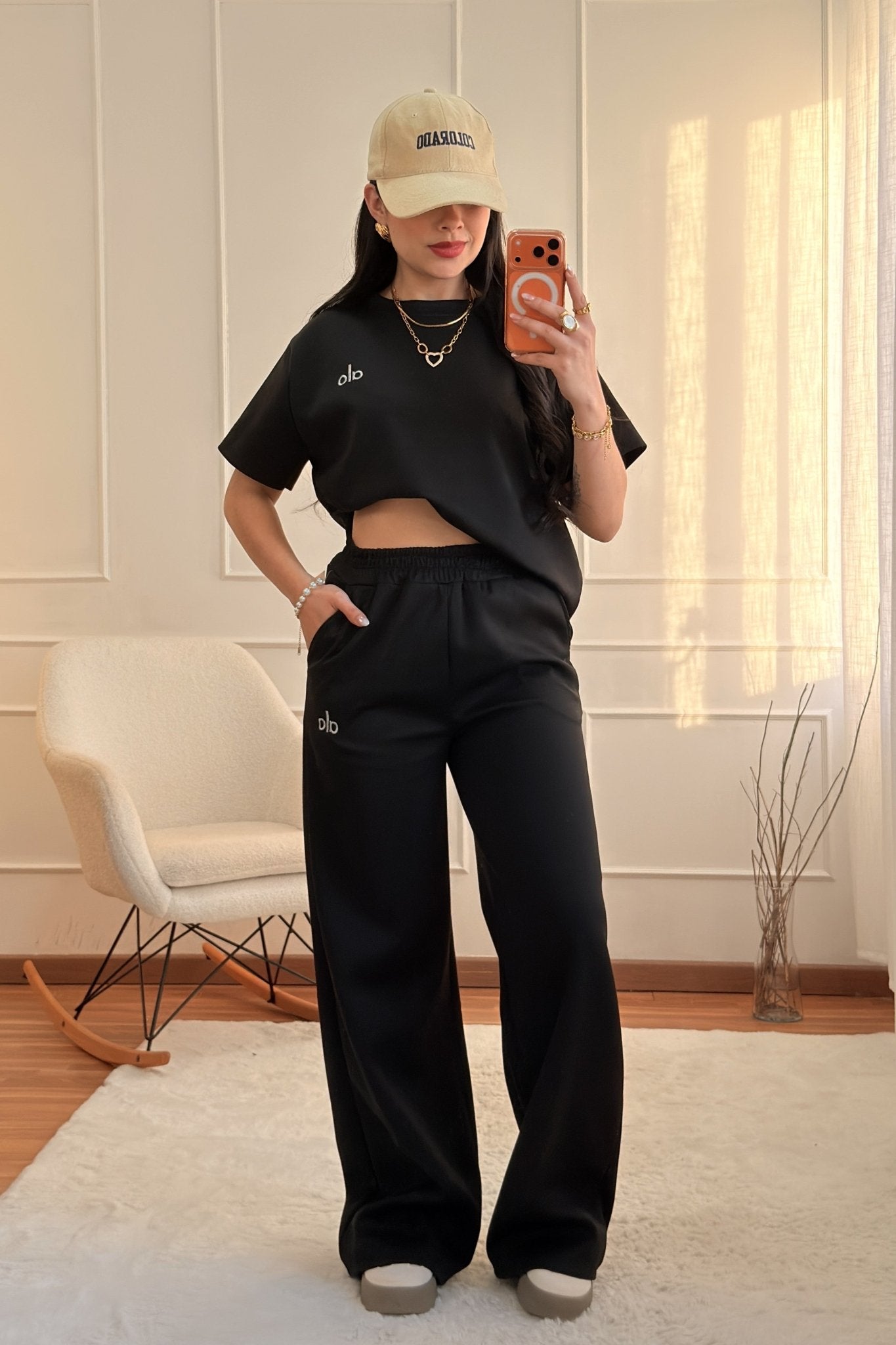 Conjunto alo Casual T-shirt e Calça - lavishiochicconjuntoslavishiochic