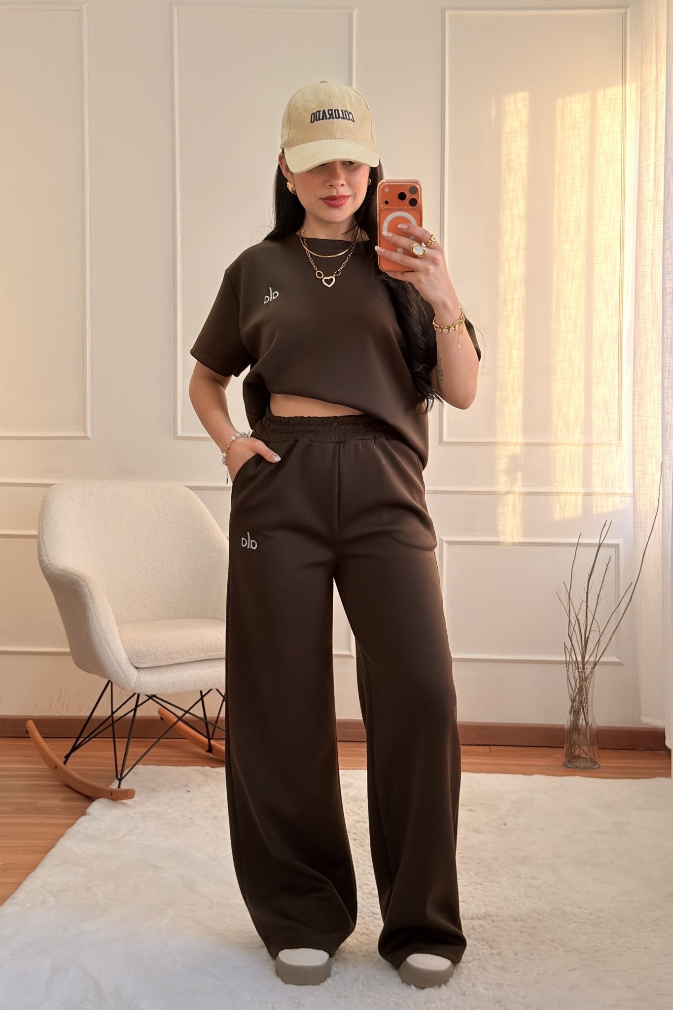 Conjunto alo Casual T-shirt e Calça - lavishiochicconjuntoslavishiochic