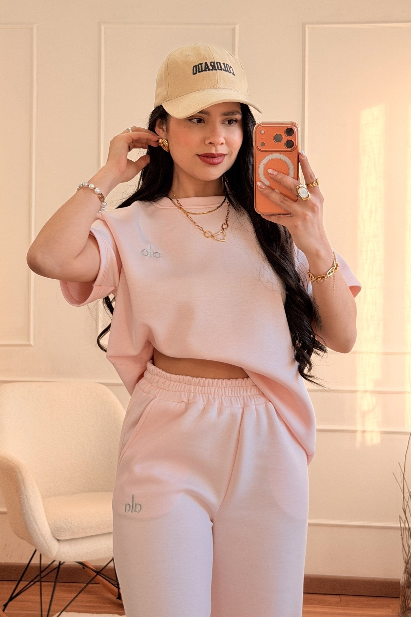 Conjunto alo Casual T-shirt e Calça - lavishiochicconjuntoslavishiochic