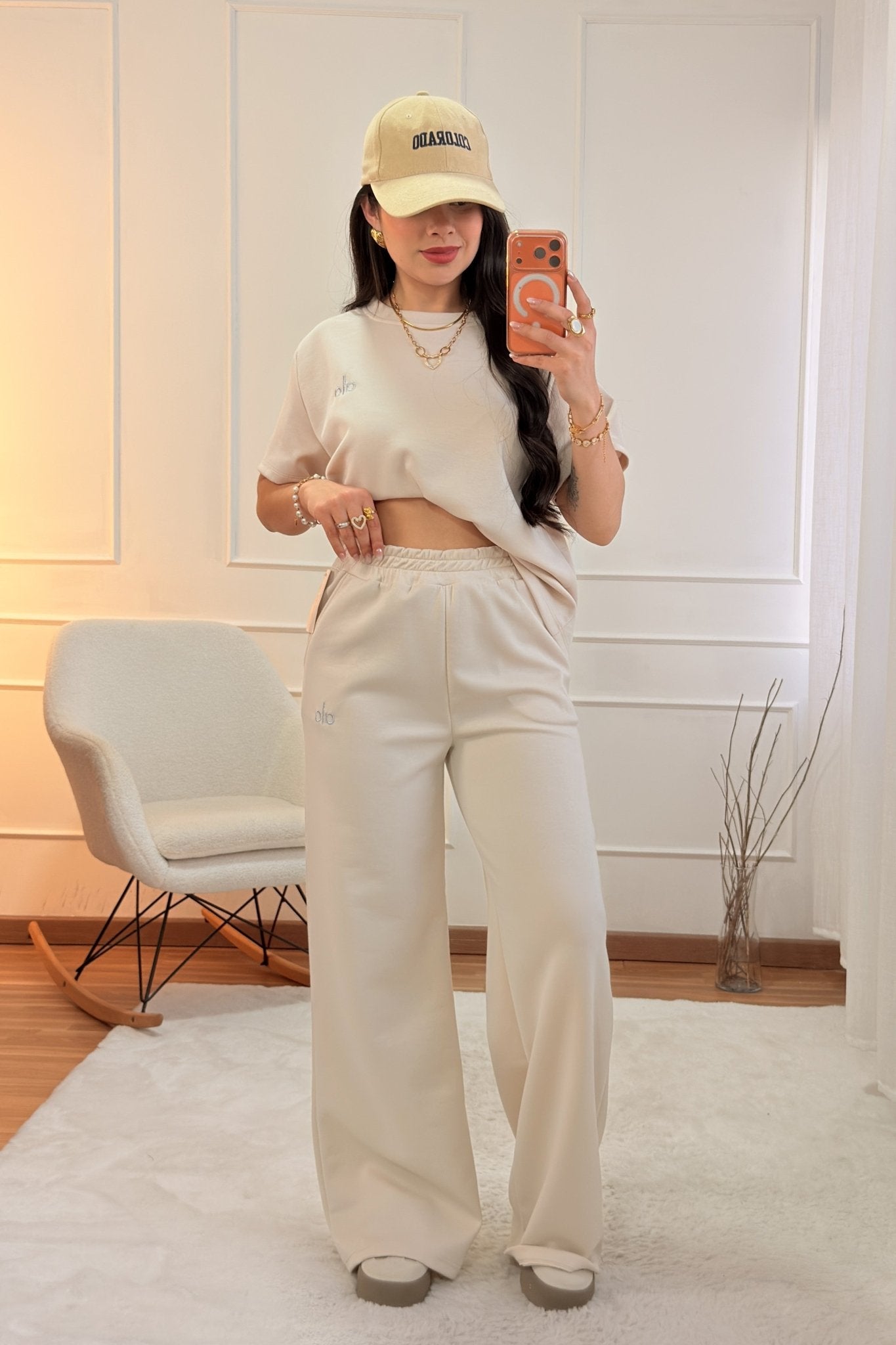 Conjunto alo Casual T-shirt e Calça - lavishiochicconjuntoslavishiochic