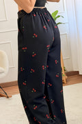 Conjunto blazer + calça com estampa de cereja - lavishiochicconjuntolavishiochic
