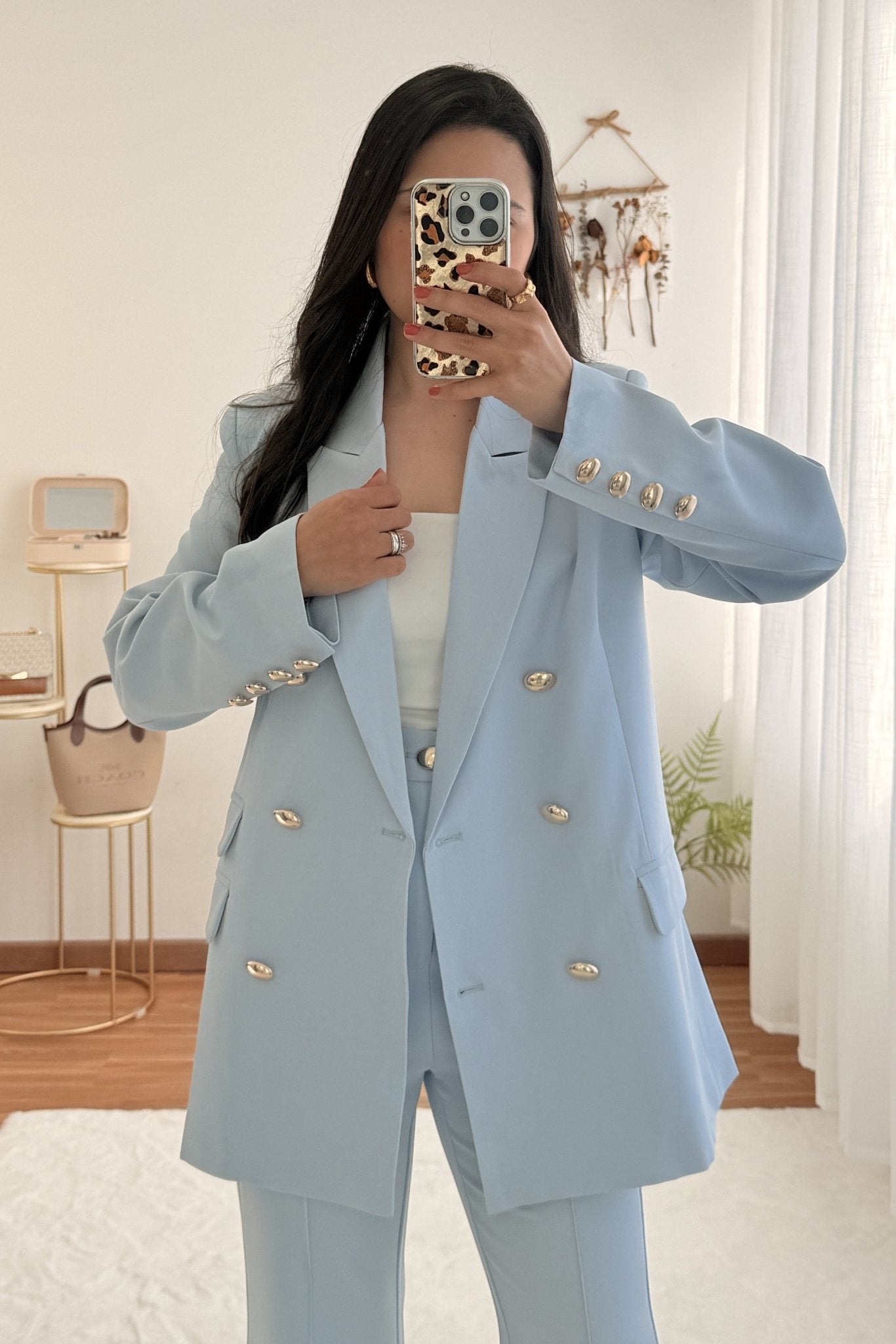 Conjunto blazer + calça MOCHY - lavishiochicconjuntoMochy