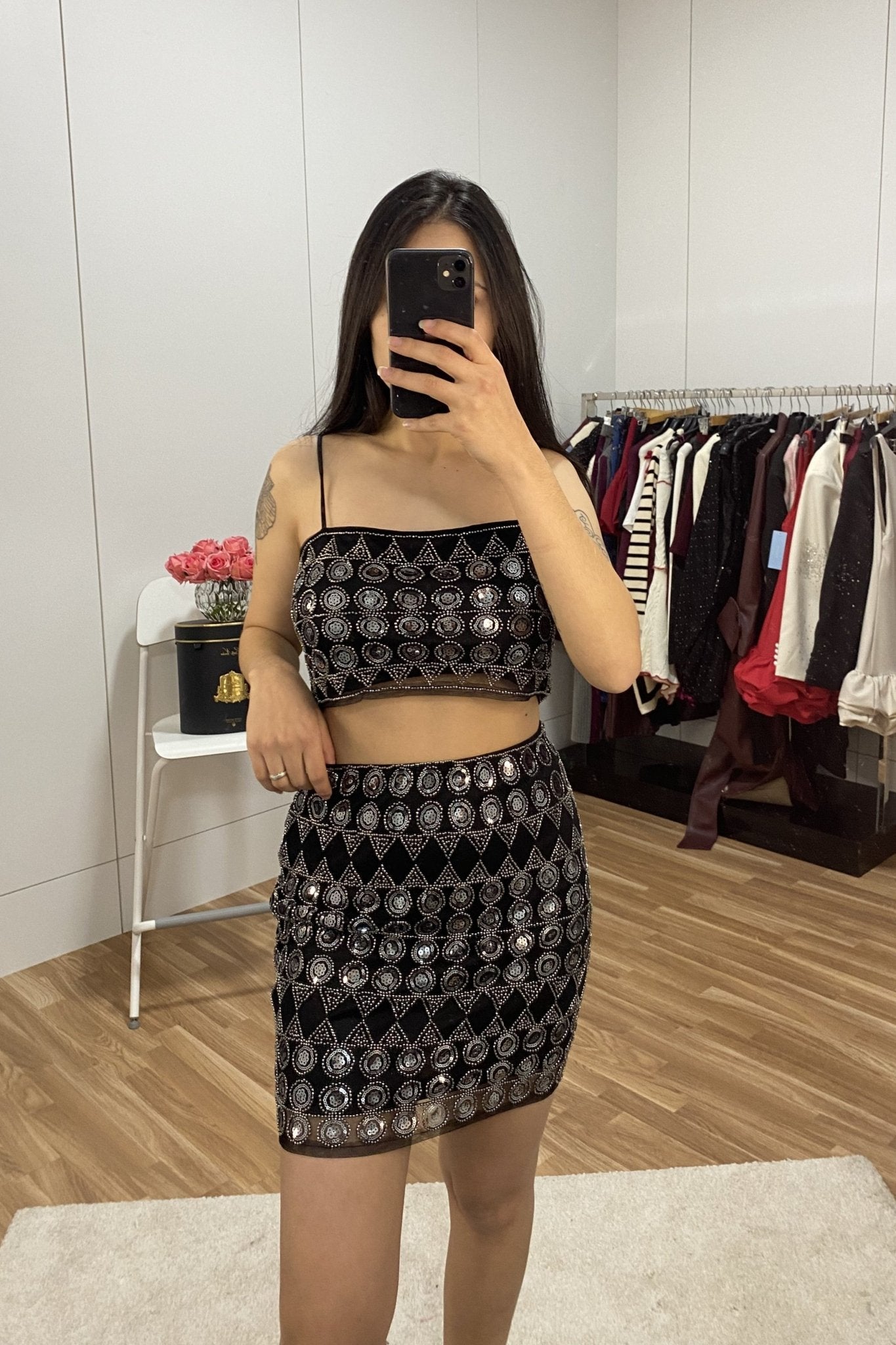 Conjunto Brilhante da drôle de copine - lavishiochicconjuntosDrole de copine Paris