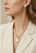 Conjunto brincos + colar de urso - lavishiochicconjuntolavishiochic