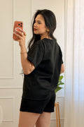 Conjunto casual calçao e t-shirt - lavishiochicconjuntolavishiochic
