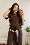 Conjunto Casual com Faixas Contrastantes - lavishiochicconjuntoslavishiochic