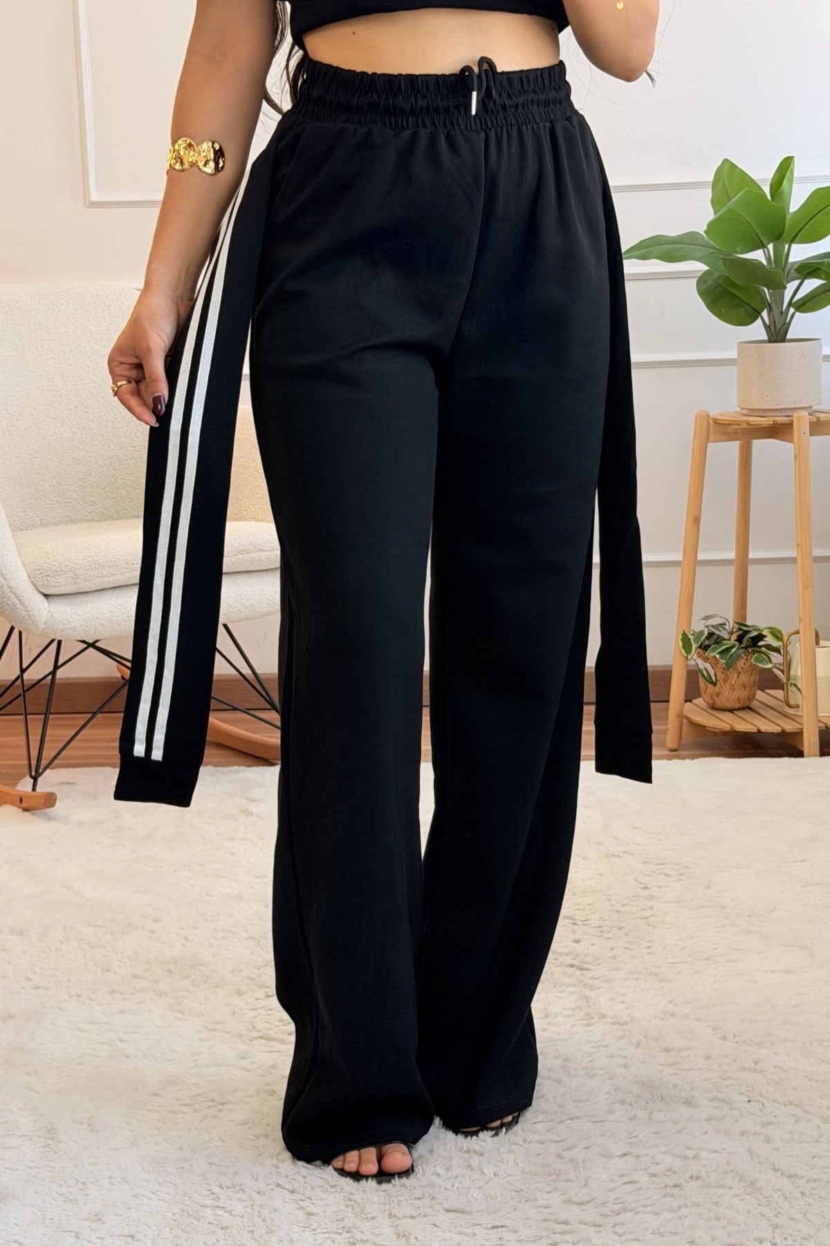 Conjunto Casual com Faixas Contrastantes - lavishiochicconjuntoslavishiochic