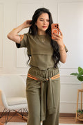 Conjunto Casual com Faixas Contrastantes - lavishiochicconjuntoslavishiochic