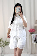 Conjunto colarinho strass AZAKA - lavishiochicconjuntoAZAKA