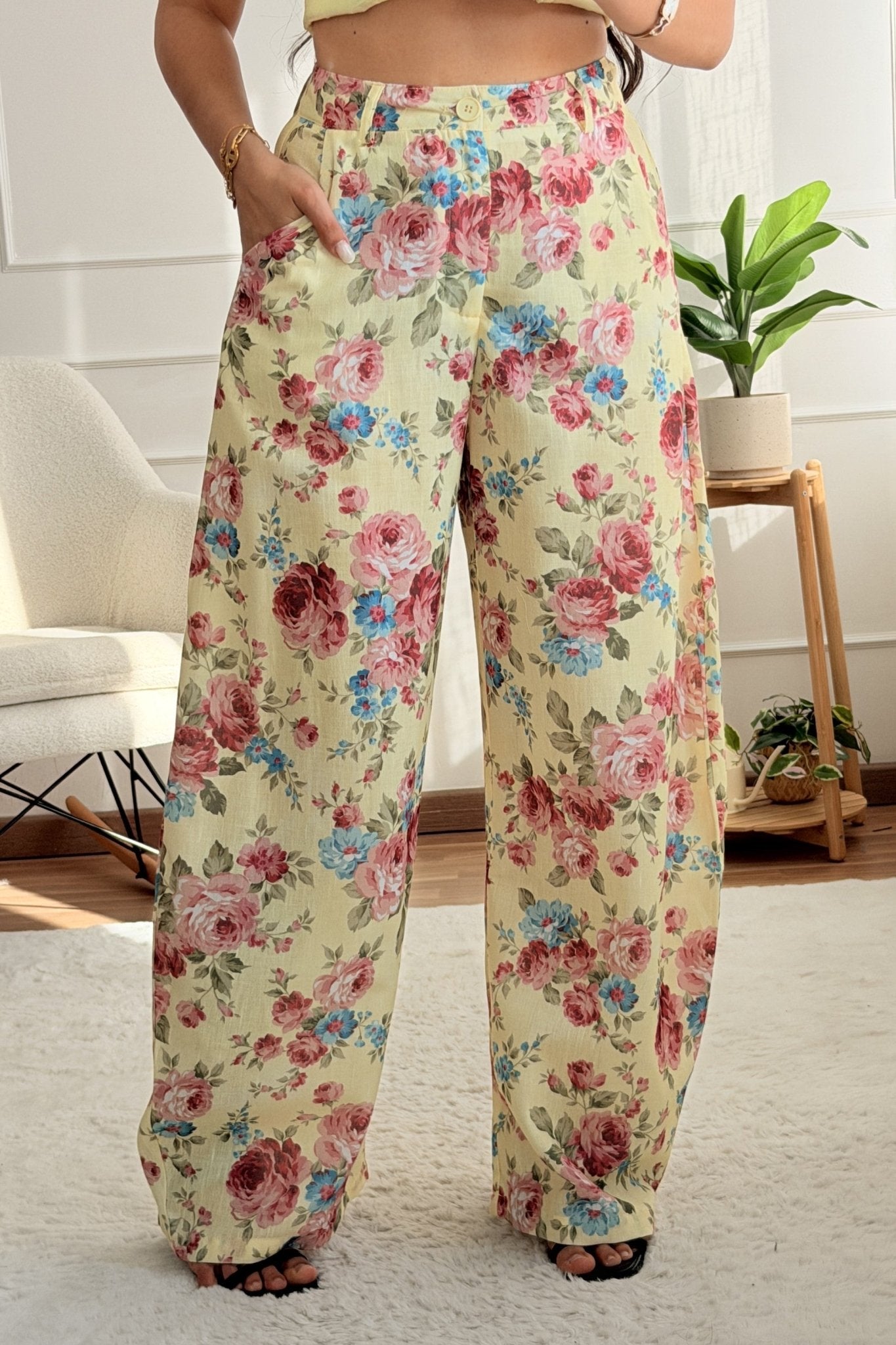 Conjunto coletee calça 100% linho MOCHY - lavishiochicconjuntoMochy