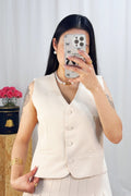 Conjunto Colete+Saia plissada - lavishiochicconjuntolavishiochic