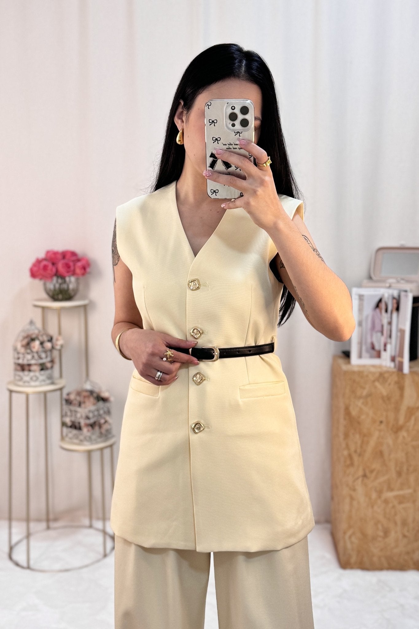 Conjunto com cinto MOCHY - lavishiochicconjuntosMochy