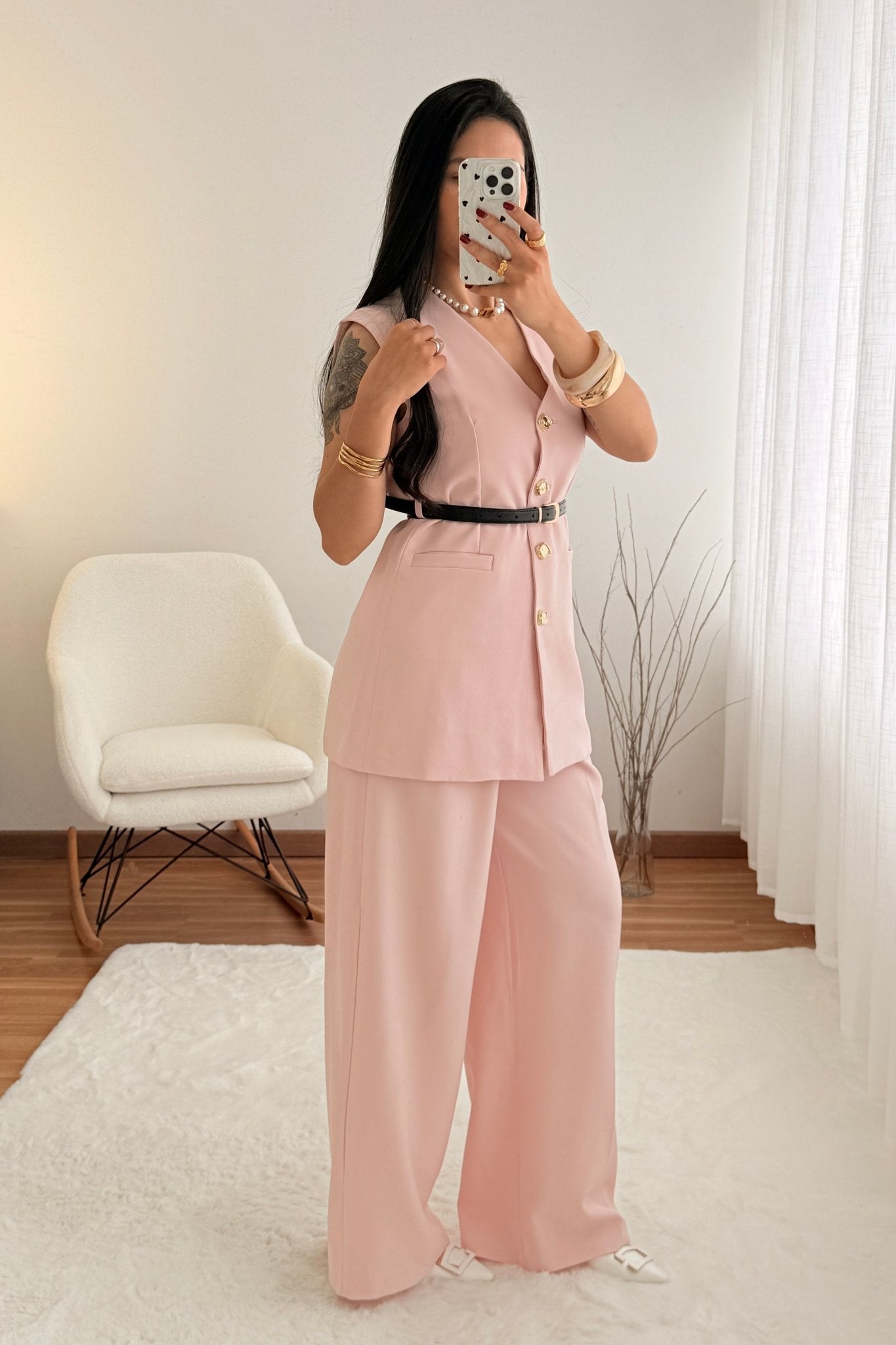 Conjunto com cinto MOCHY - lavishiochicconjuntosMochy