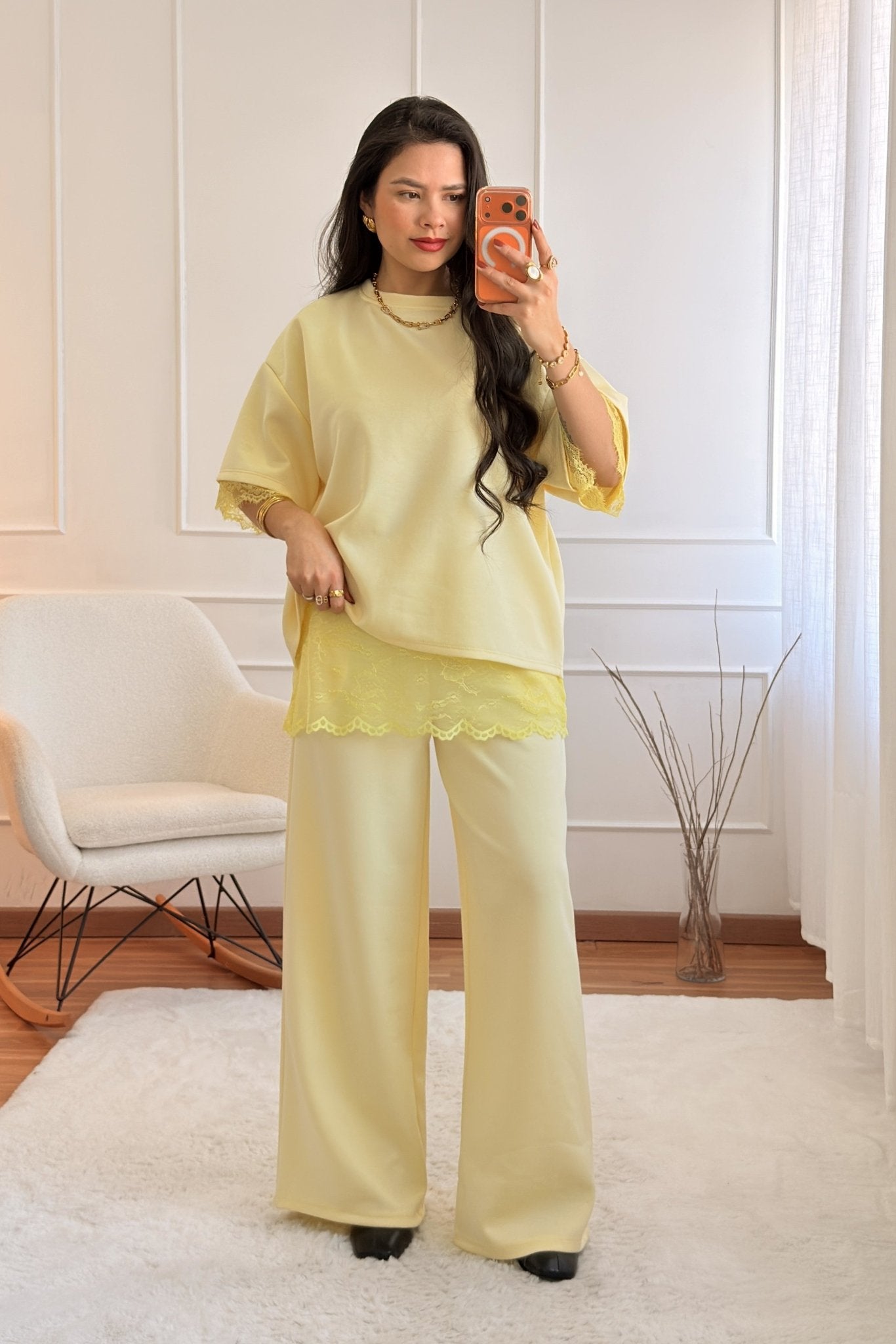 Conjunto com renda - lavishiochicconjuntolavishiochic