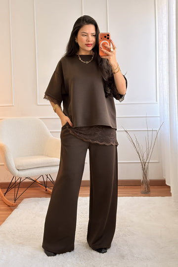 Conjunto com renda - lavishiochicconjuntolavishiochic