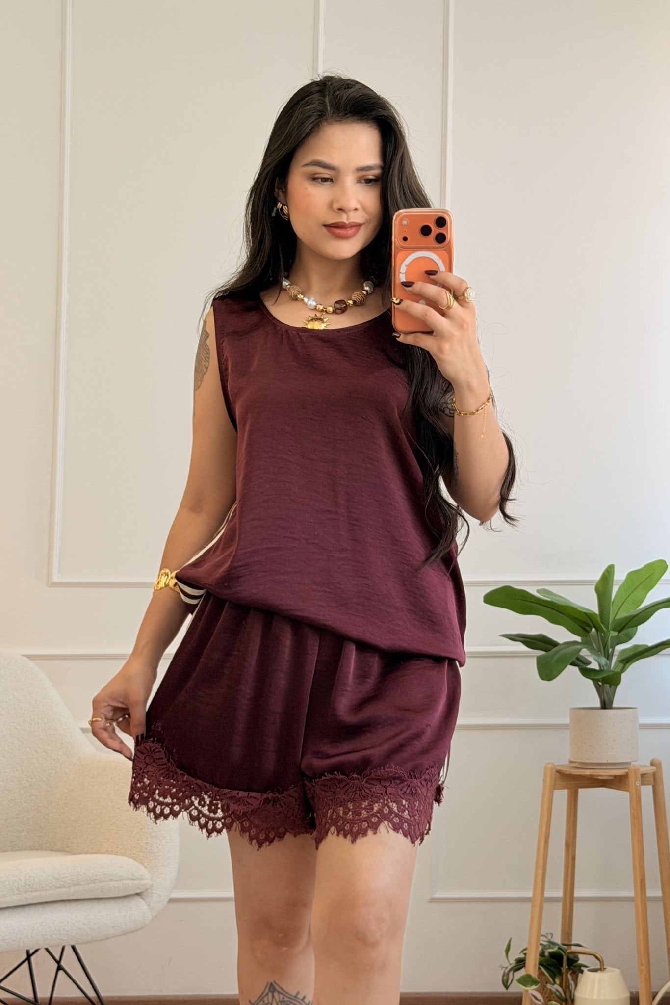 Conjunto com riscas laterais - lavishiochicconjuntolavishiochic
