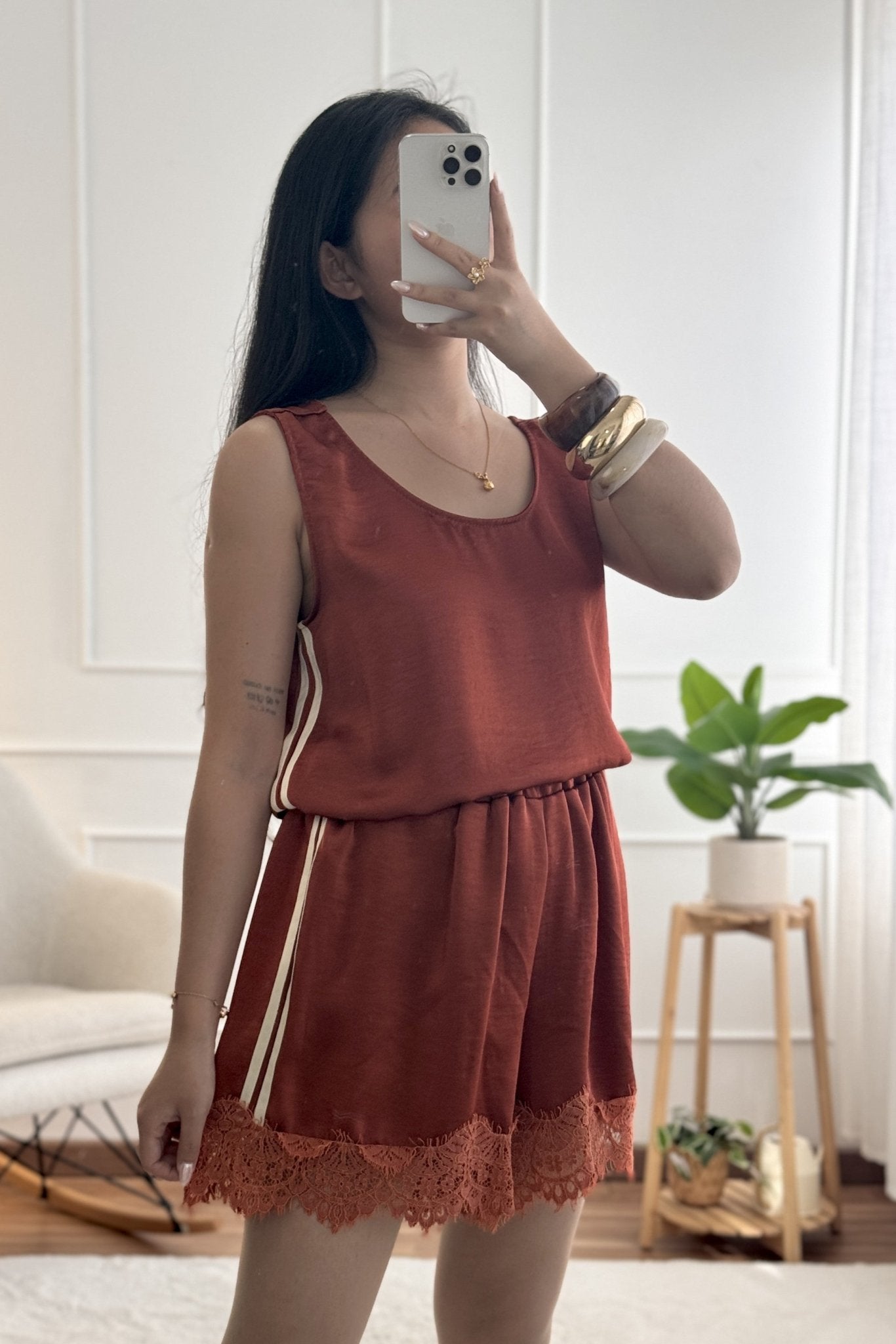 Conjunto com riscas laterais - lavishiochicconjuntolavishiochic